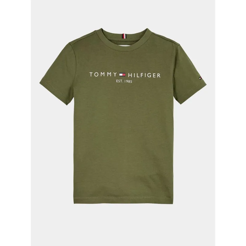 T-shirt u essential kaki enfant - Tommy Hilfiger | wimod