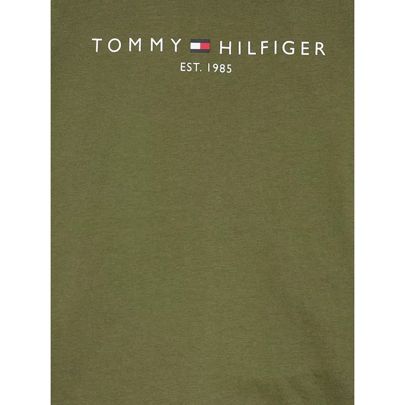 T-shirt u essential kaki enfant - Tommy Hilfiger | wimod