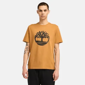 T-shirt à manches courtes et logo Northwood pour homme en jaune