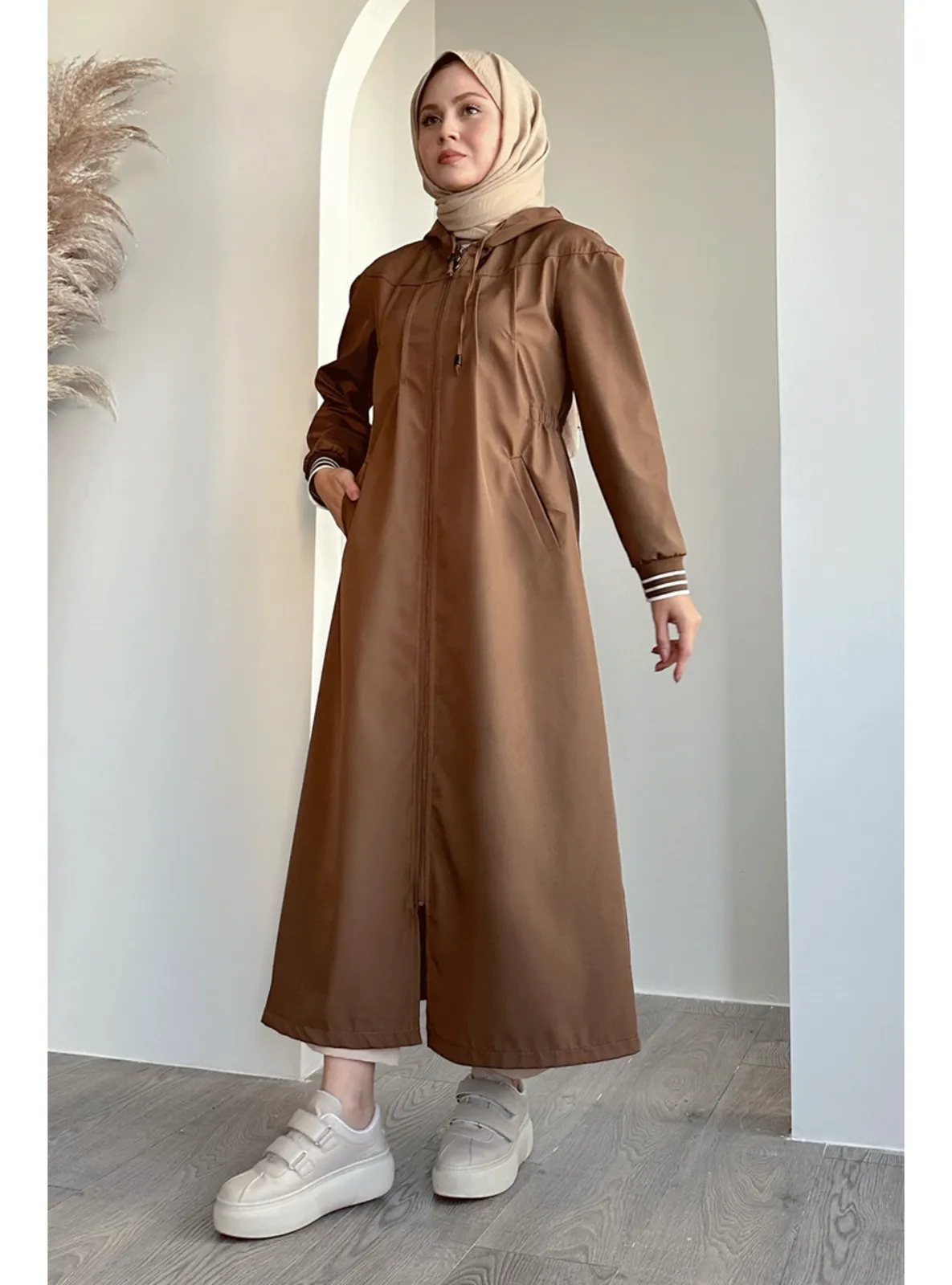 Tan - Trench Coat