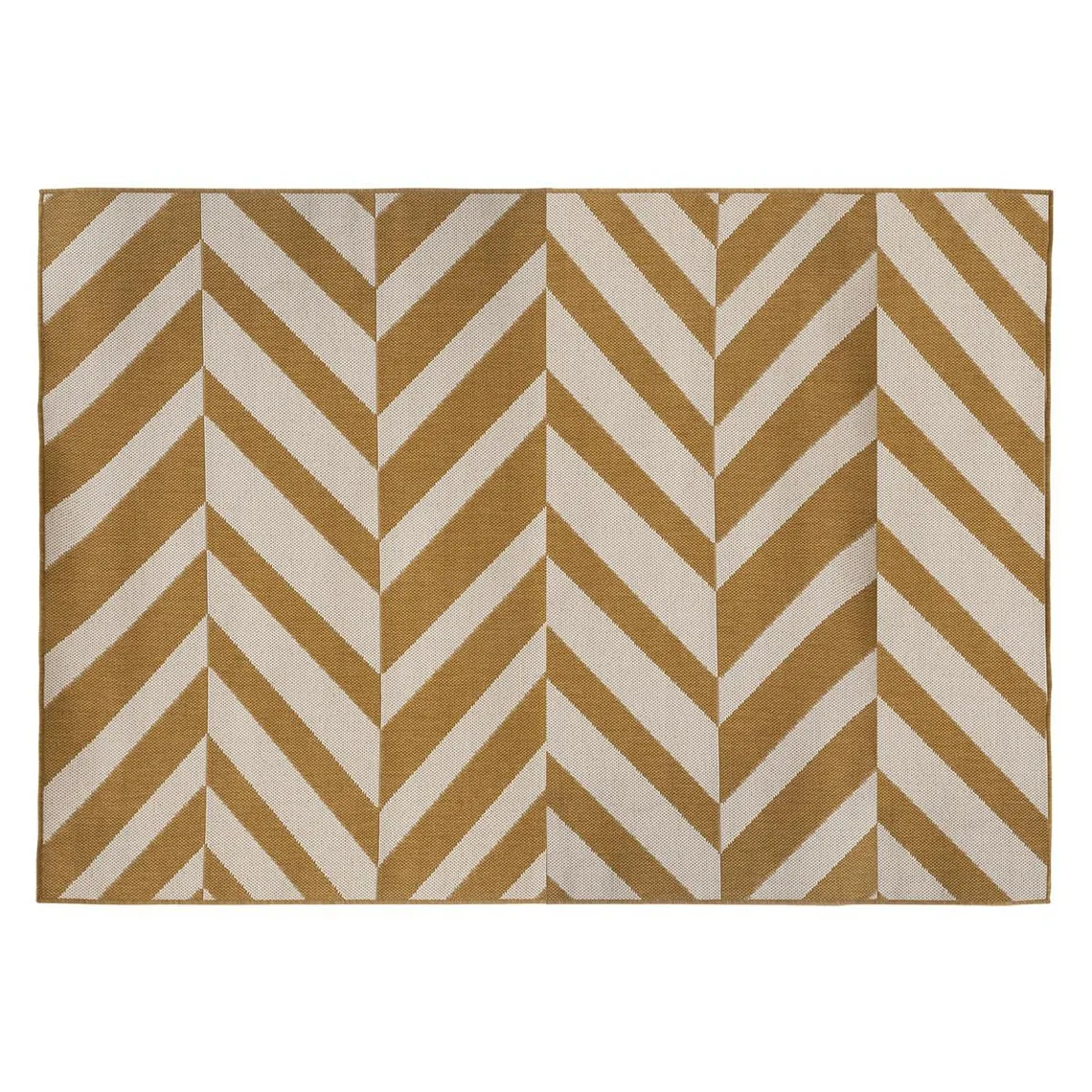 Tapis extérieur et intérieur, jaune ocre, 120x160 cm | 3 Suisses