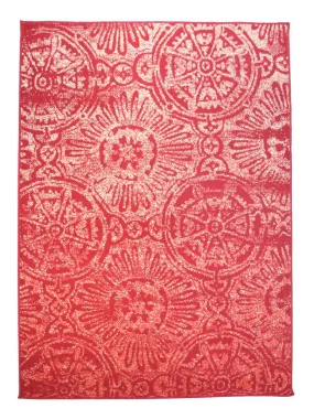 Tapis salon AF1 TRANBY OEKO-TEX® - Rouge