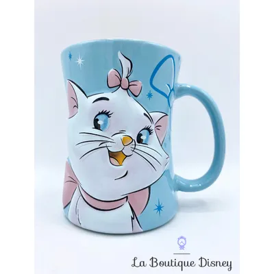 Tasse Marie Portrait Les Aristochats Disneyland Paris mug Disney bleu chat blanc