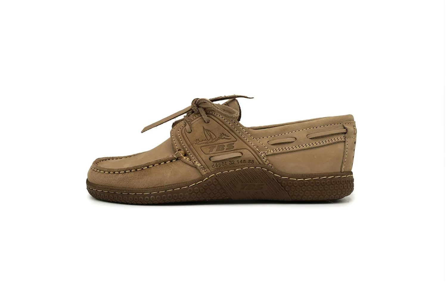 Tbs mocassin goniox taupe