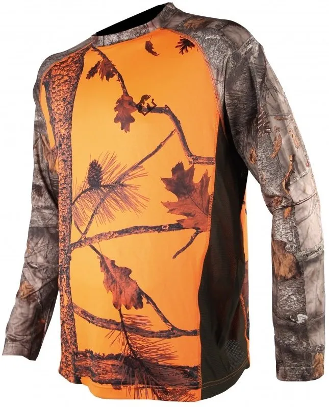 Tee-shirt camouflage orange 3DX SOMLYS