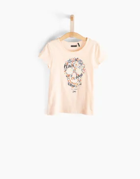 Tee-shirt Collector rose The Hippie fille