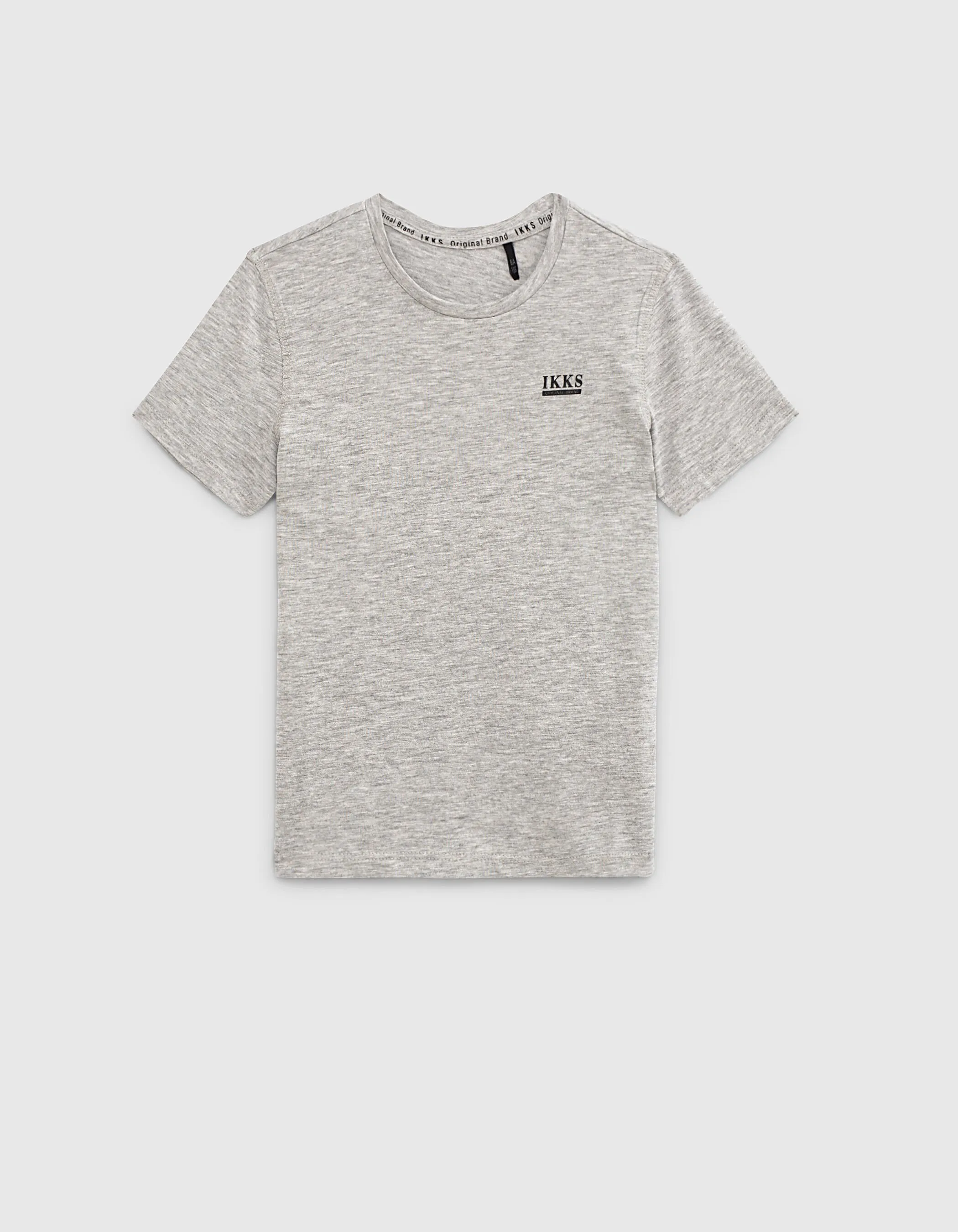 Tee-shirt gris chiné Essentiels