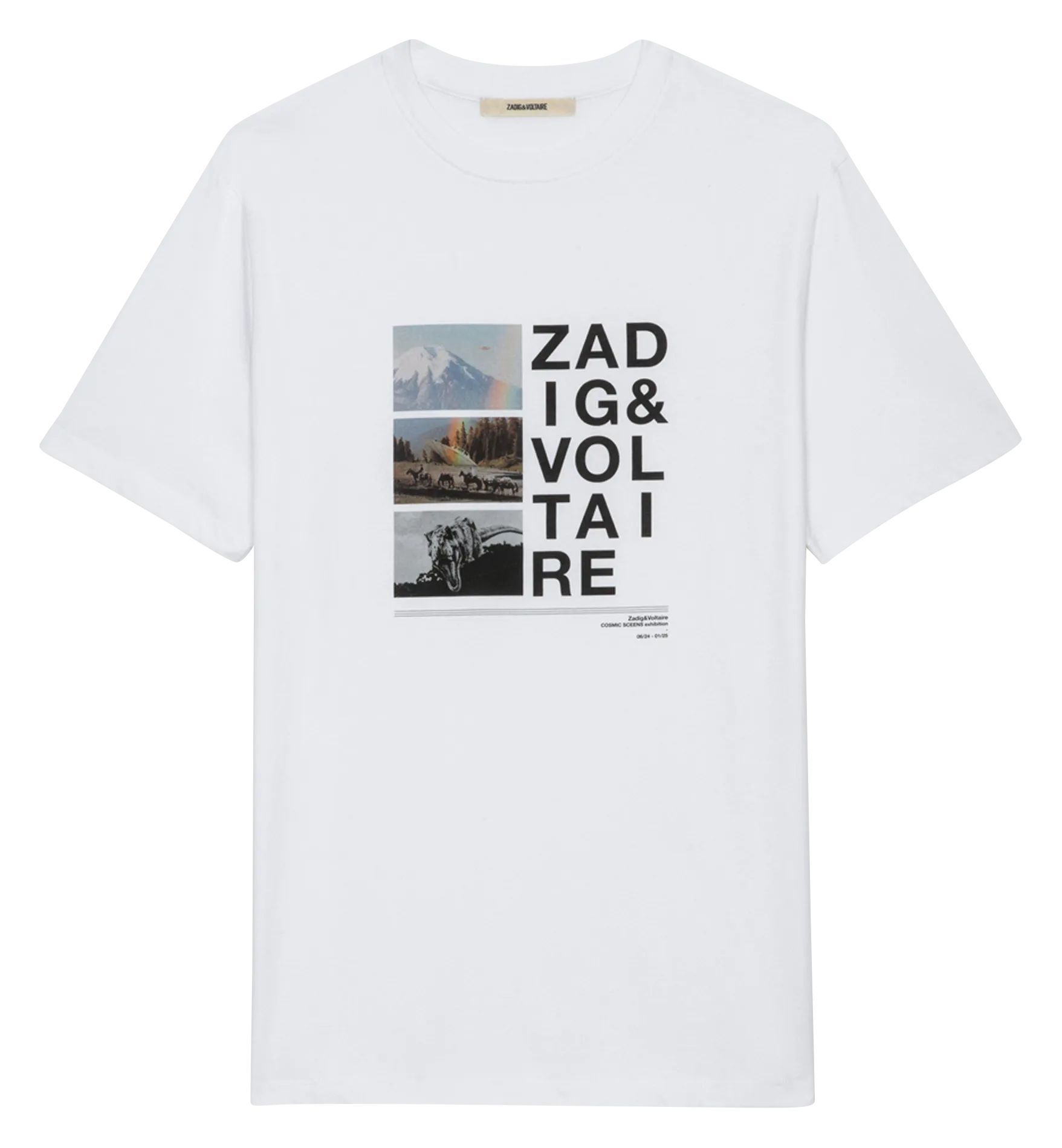 TEE-SHIRT IMPRIMé EN COTON BIO TOBY - ZADIG&VOLTAIRE pour HOMME | Printemps