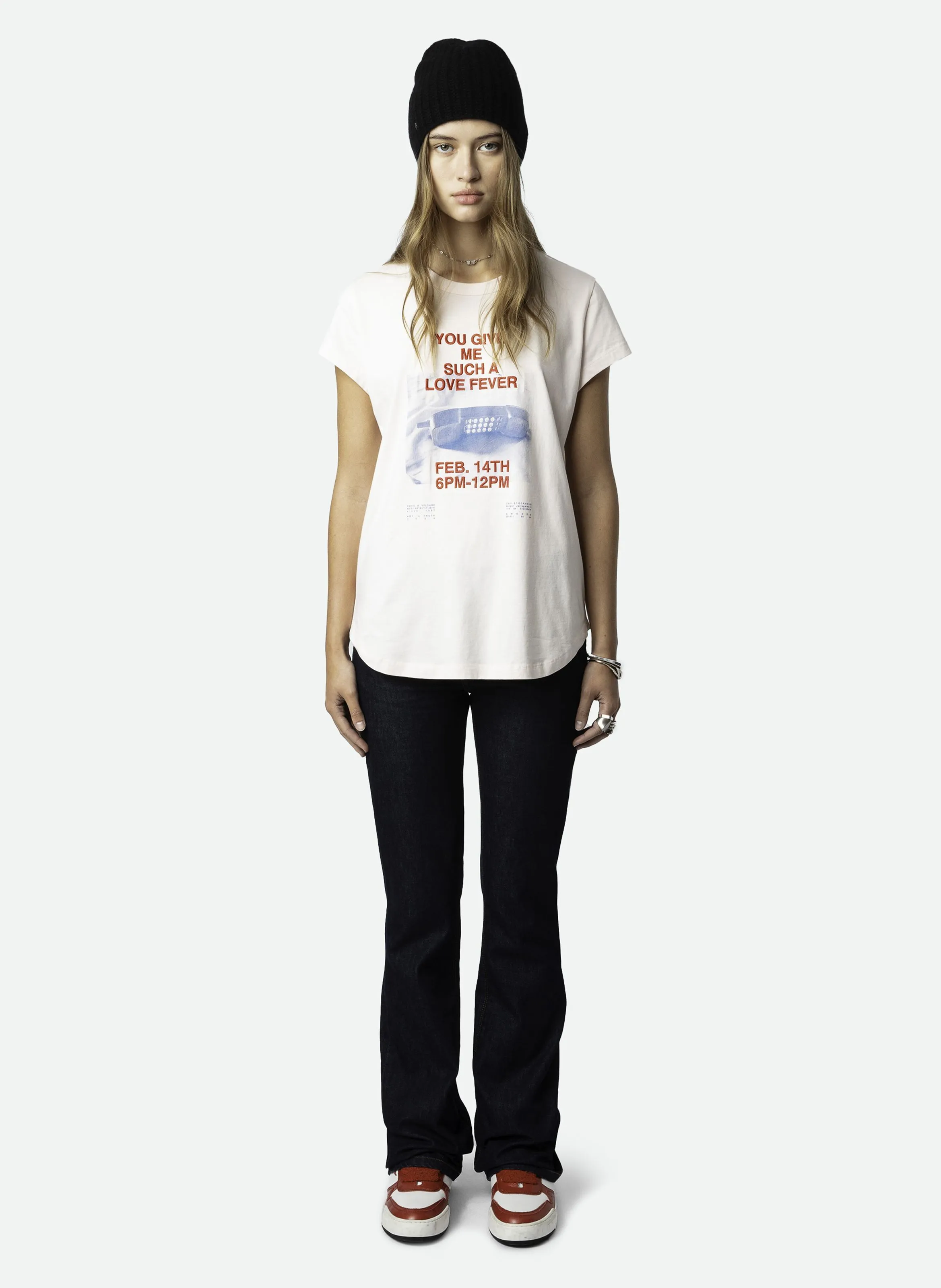 TEE-SHIRT IMPRIMé EN COTON BIO WOOP - ZADIG&VOLTAIRE pour FEMME | Printemps