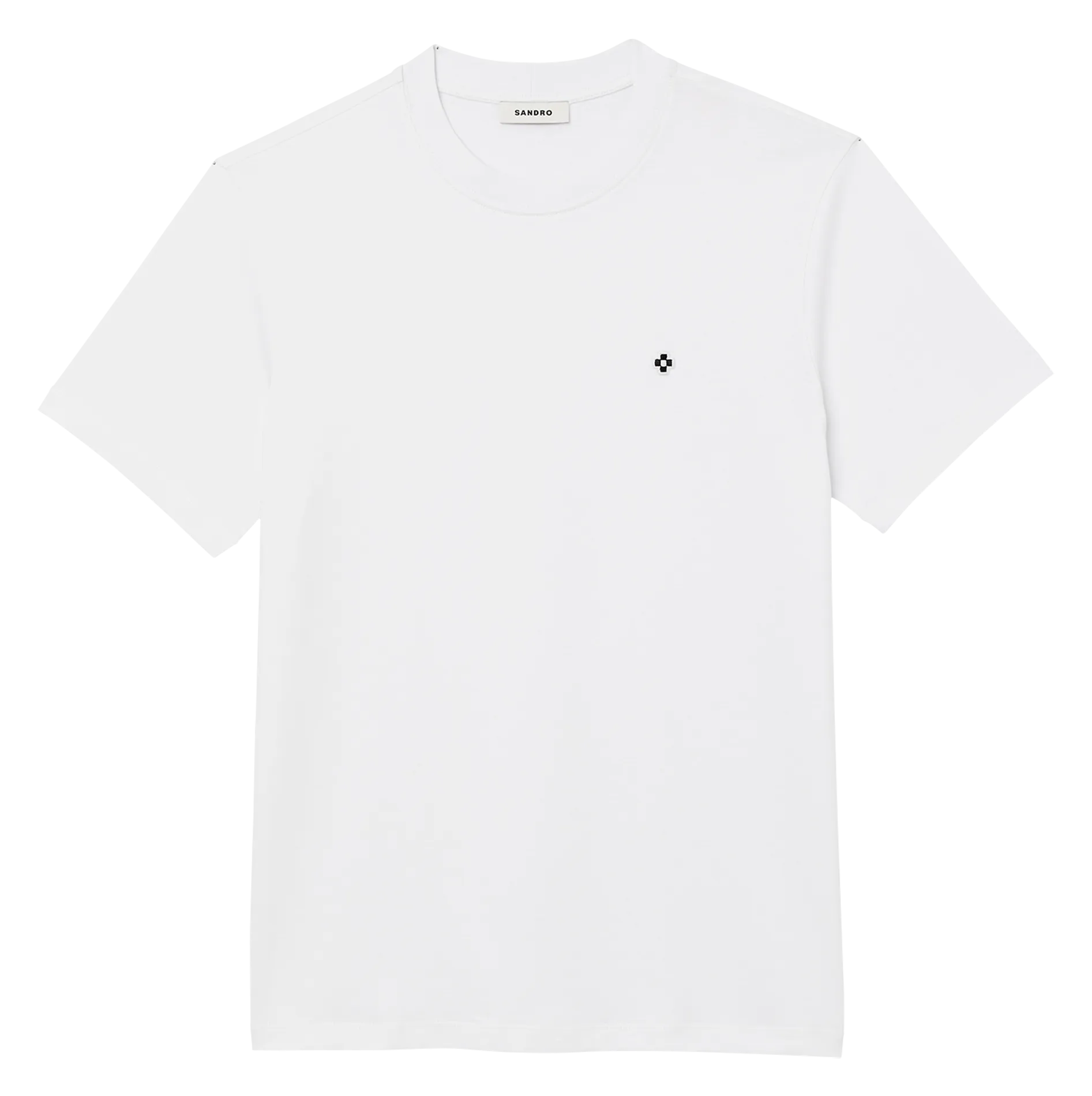 TEE-SHIRT MANCHES COURTES EN COTON - SANDRO pour HOMME | Printemps