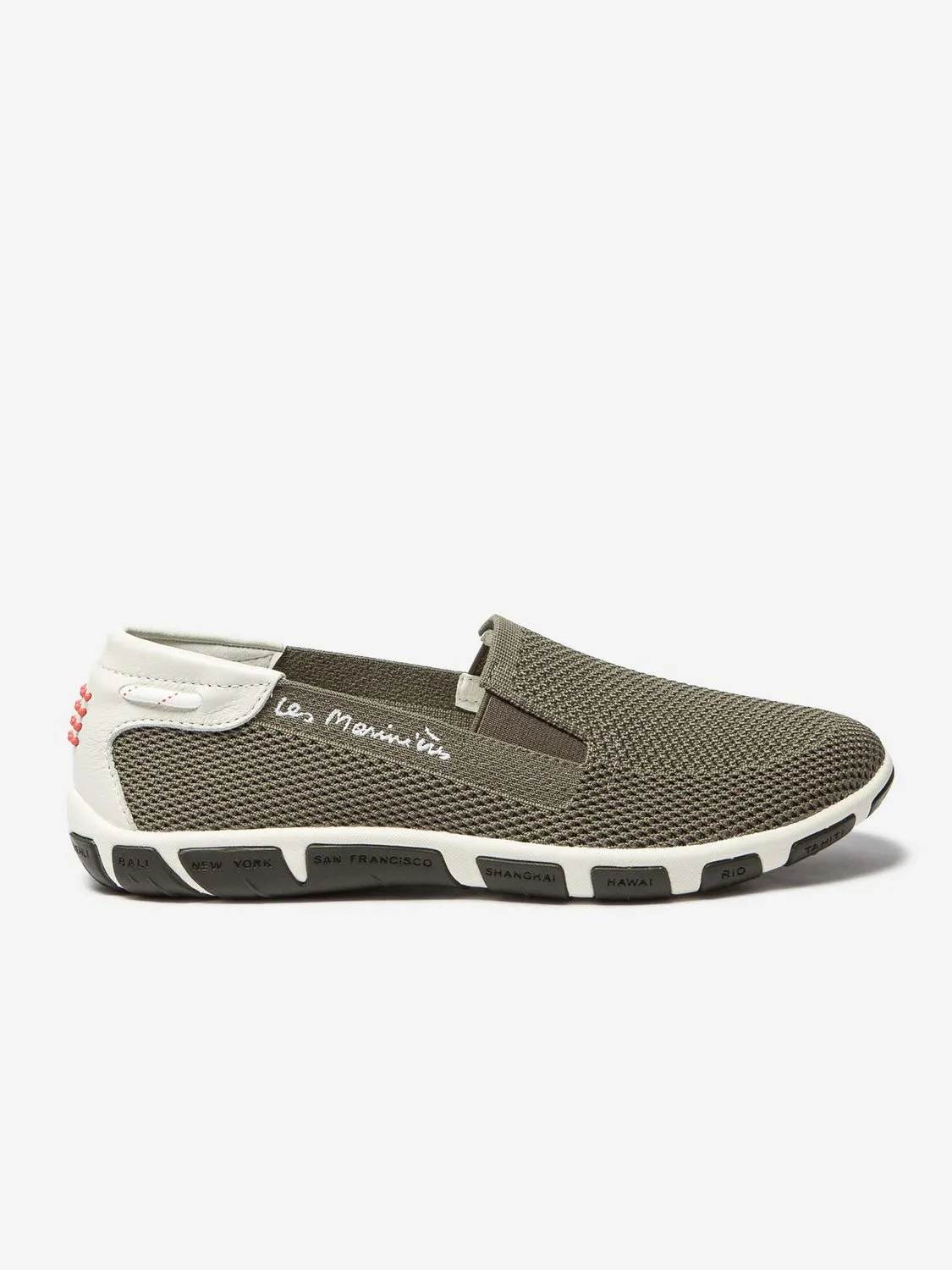 Tennis Femme Slip-on Textile Kaki tbs