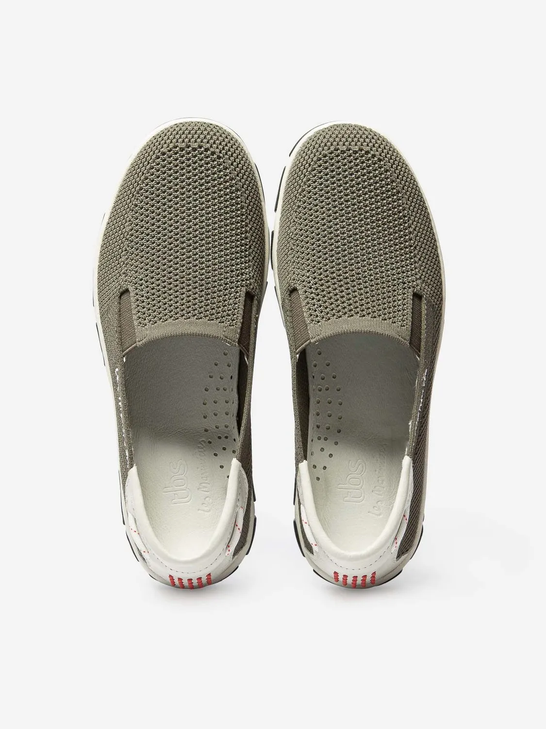 Tennis Femme Slip-on Textile Kaki tbs