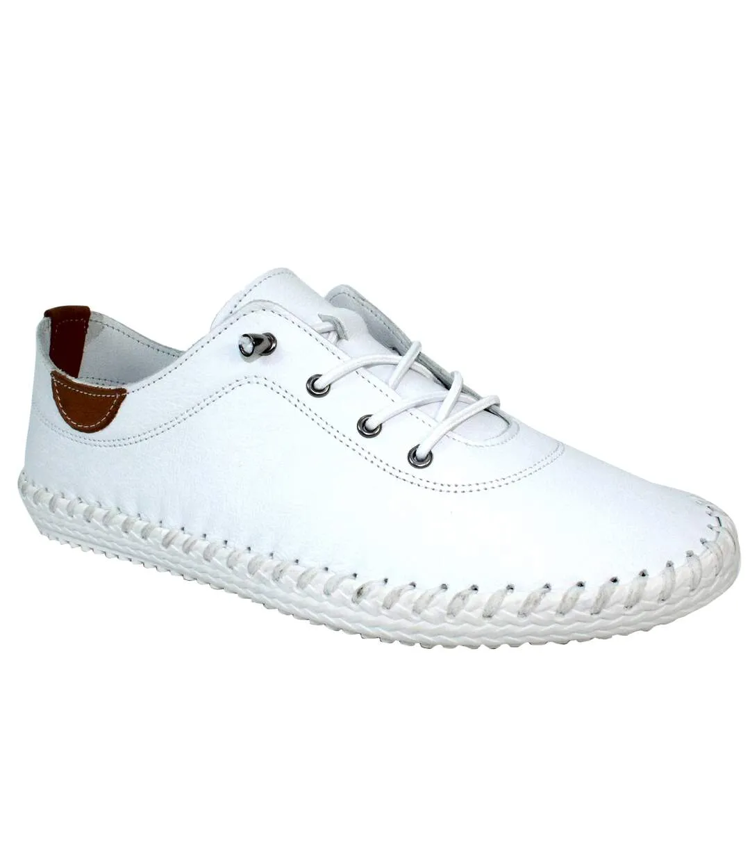 Tennis st ives femme blanc Lunar