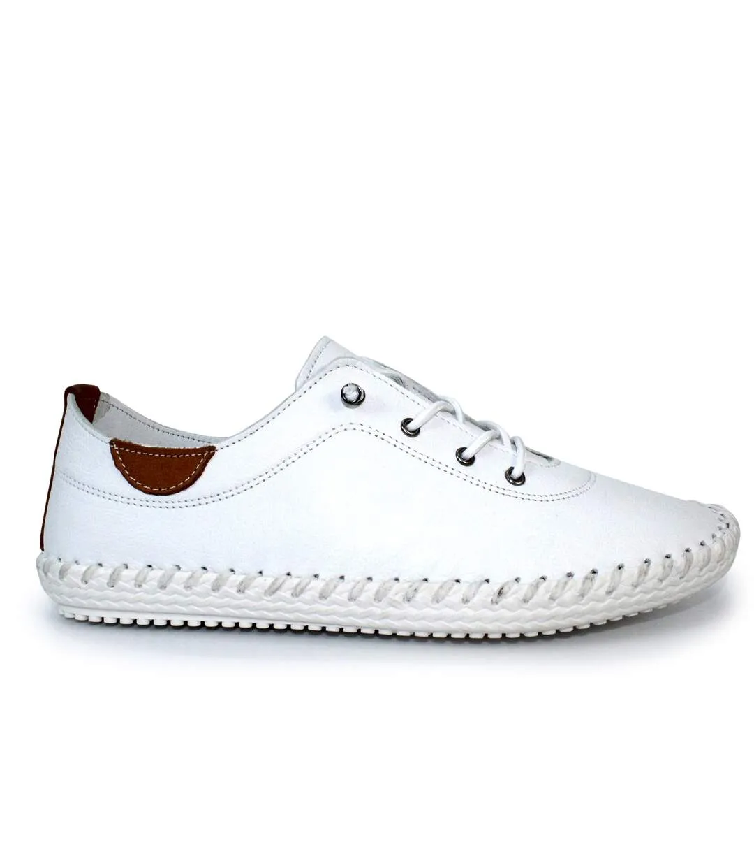 Tennis st ives femme blanc Lunar