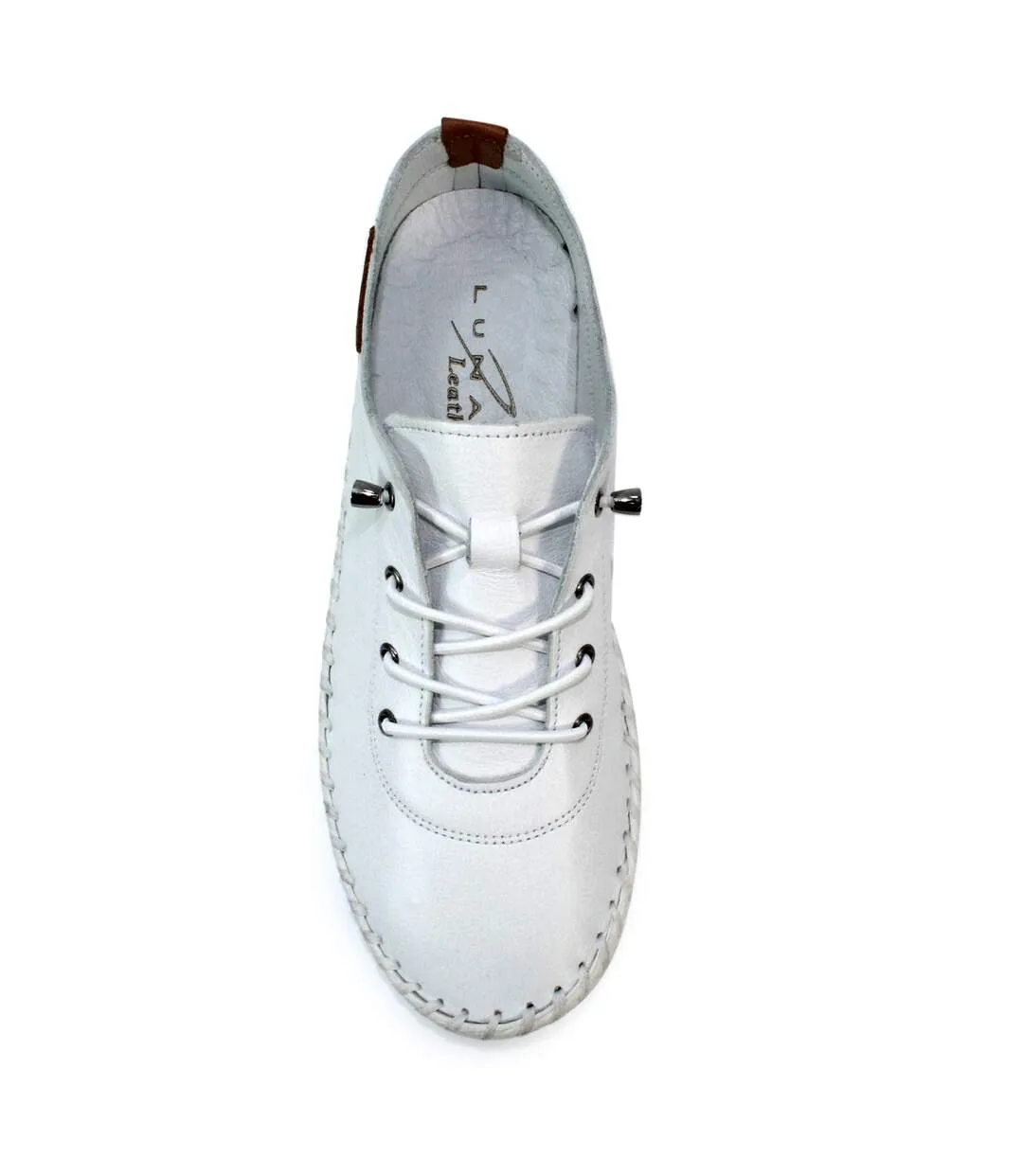 Tennis st ives femme blanc Lunar