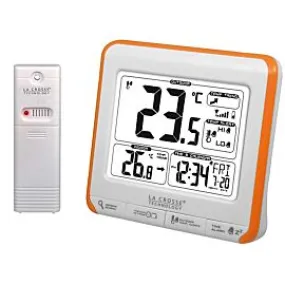 THERMOMETRE ALERTES WS6811 BLANC/ORANGE