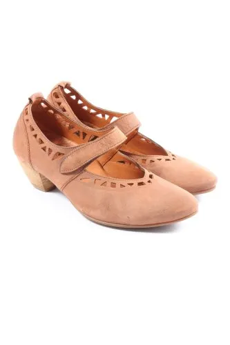 Think! Ballerines Mary Jane orange clair style décontracté