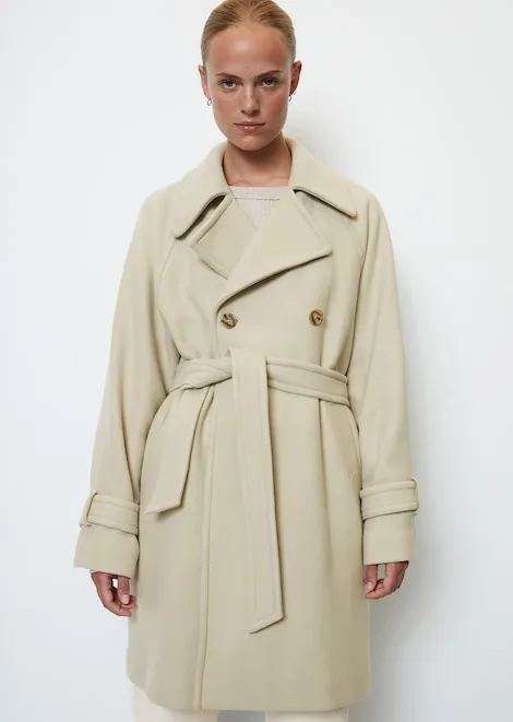 Trench-coat court, coupe relaxed - Marc O'Polo Produit Luxe Luxymind : votre shopping luxe