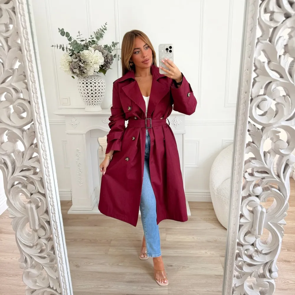 TRENCH COUP DE COEUR BORDEAUX ** PREMIUM