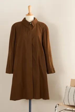 Trench oversize marron