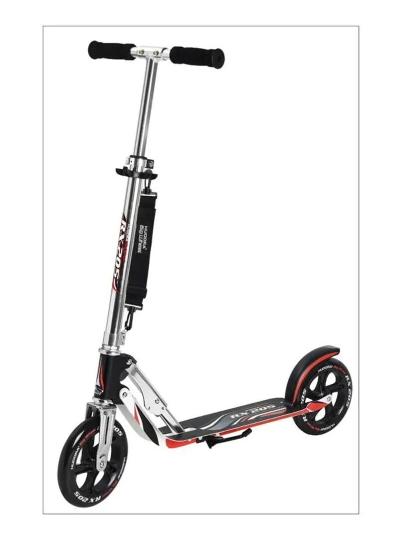 Trottinette Aluminium Big Wheel RX 205. Noir et rouge - N/A