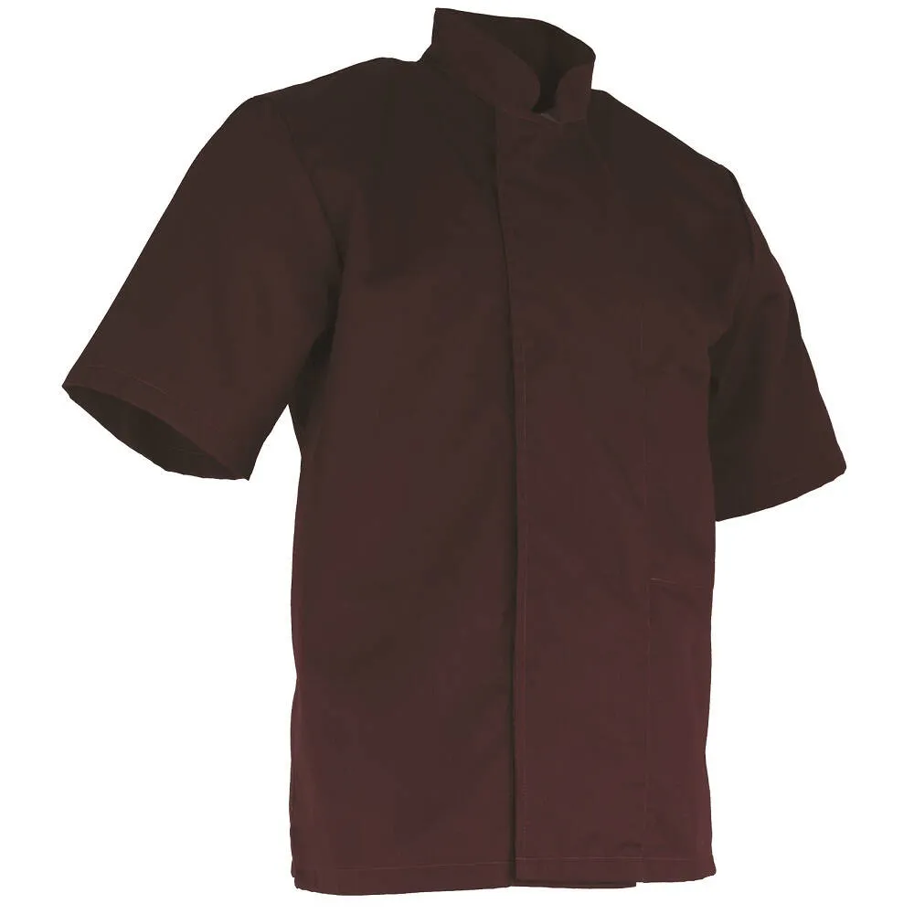 Veste de cuisine bordeaux manches courtes LMA CONFITURE