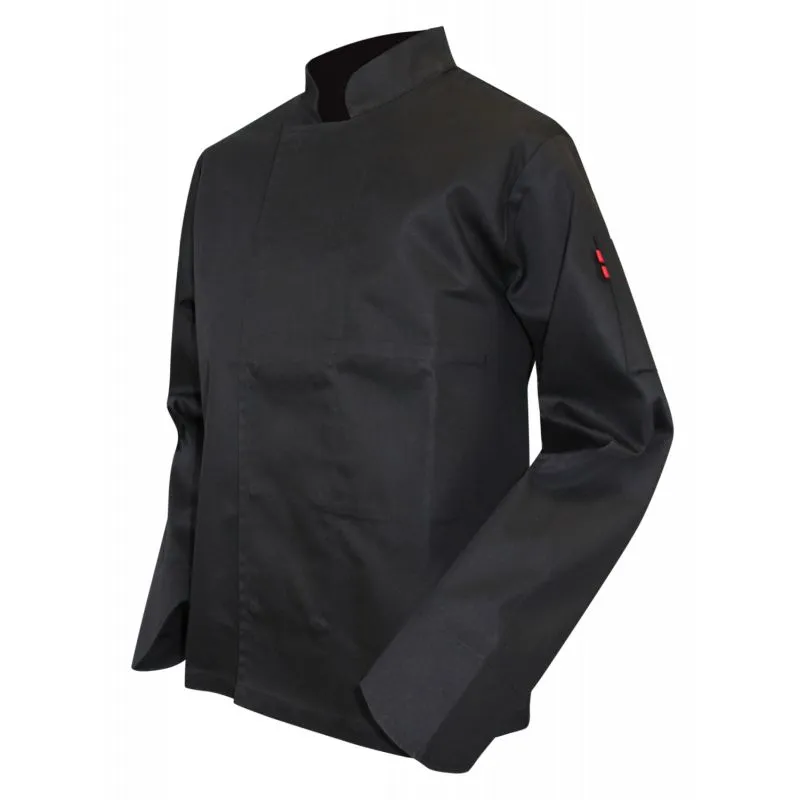 Veste de cuisine ml pressions cachées Passoire Noir - LMA