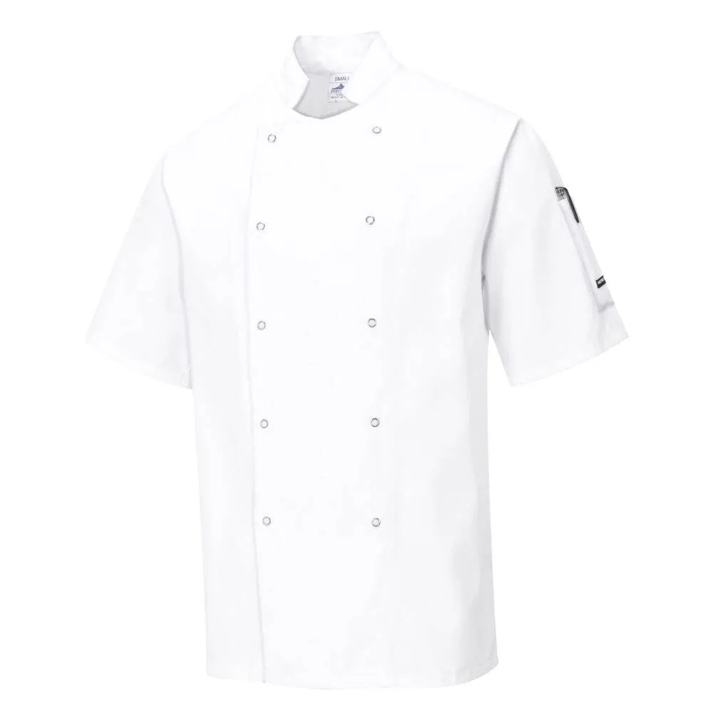 Veste de cuisine Portwest Cumbria manches courtes