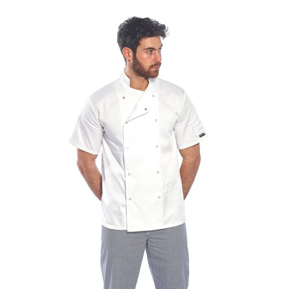 Veste de cuisine Portwest Cumbria manches courtes