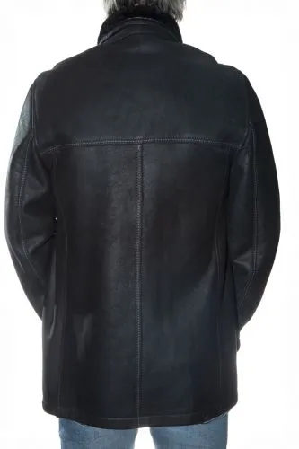 Veste en peau homme Luis Campoy  LC-CW28 noir