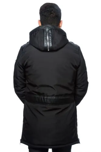 Veste homme Horspist Trader noir col noir