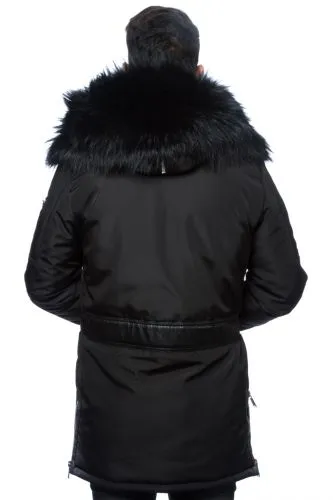 Veste homme Horspist Trader noir col noir