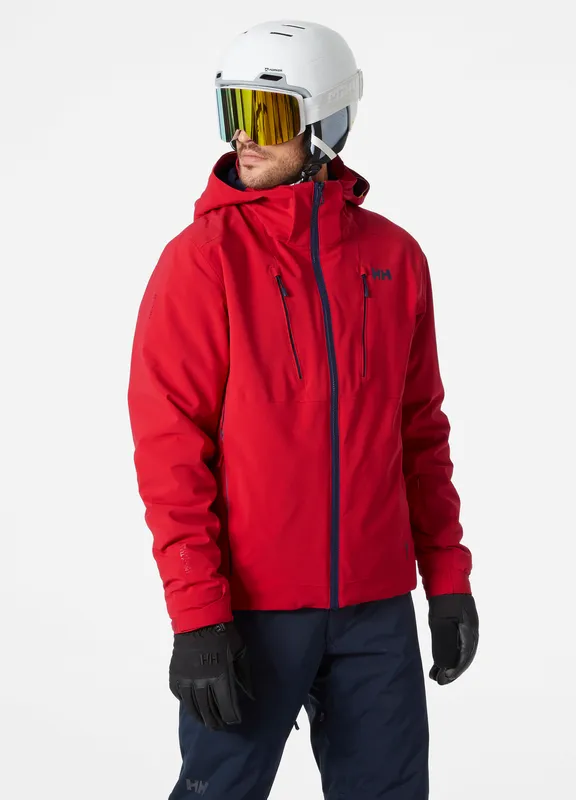 veste ski helly hansen alpha 4.0 red