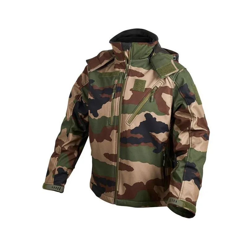 Veste tactique softshell Elite 3-en-1 camo CE - Ares