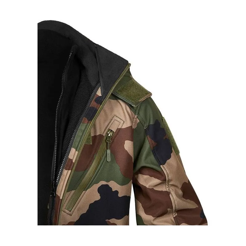 Veste tactique softshell Elite 3-en-1 camo CE - Ares