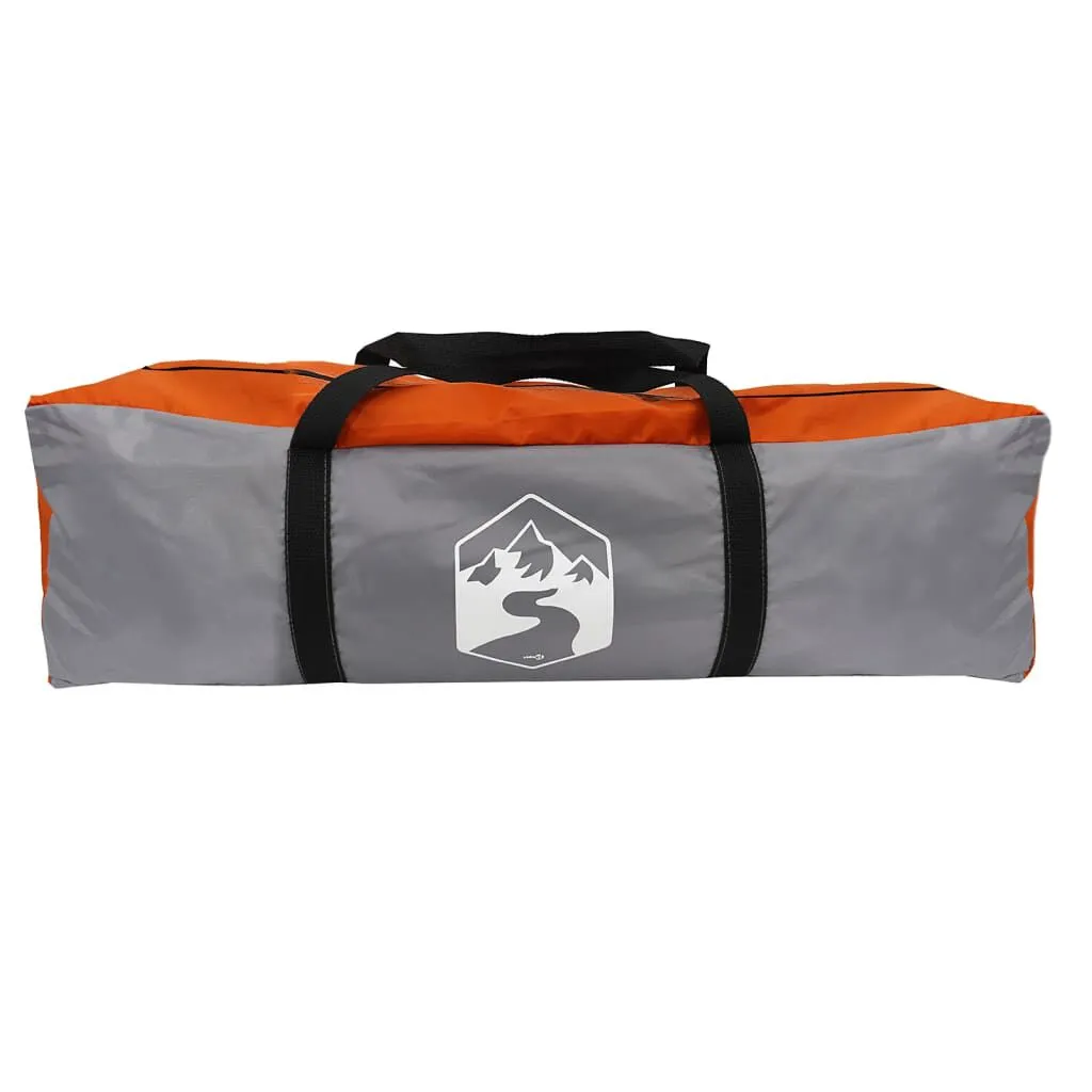 vidaXL Tente de cabine familiale 10 personnes gris orange imperméable | vidaxl-fr