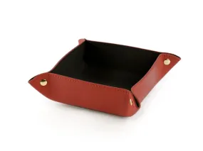 Vide poche en cuir luxe rouge - VP900