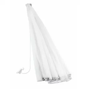 Voile de lit pour berceau Blanc