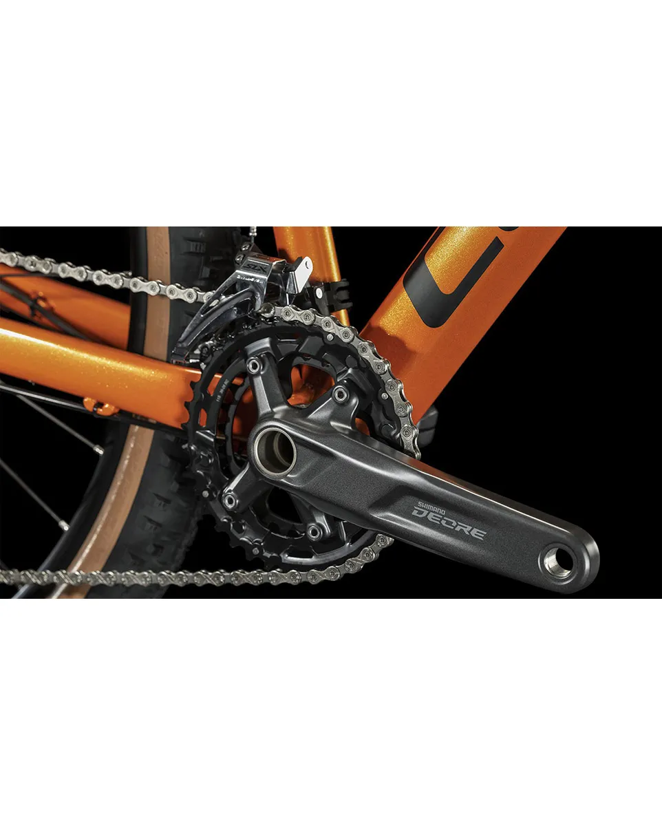 VTT semi rigide Unisexe ATTENTION Orange/Noir